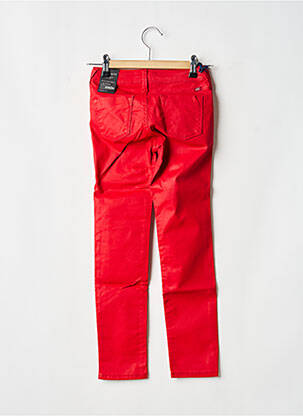 Jegging poches taille ajustable rouge TEDDY SMITH fille