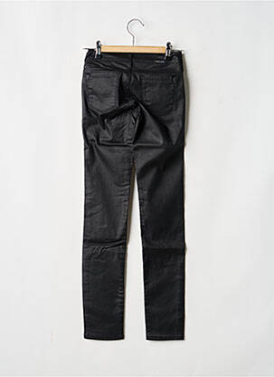 Pantalon slim tissage enduit taille ajustable noir TEDDY SMITH fille