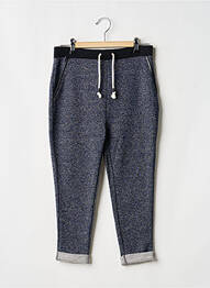 Jogging tissage chiné taille élastique bleu TEDDY SMITH fille