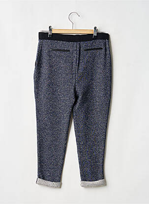 Jogging tissage chiné taille élastique bleu TEDDY SMITH fille
