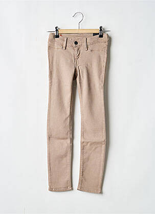 Jegging poches taille ajustable marron TEDDY SMITH fille