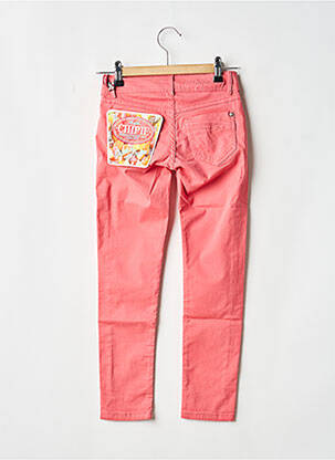 Jeans coupe slim taille normale taille ajustable rose !OHO! fille