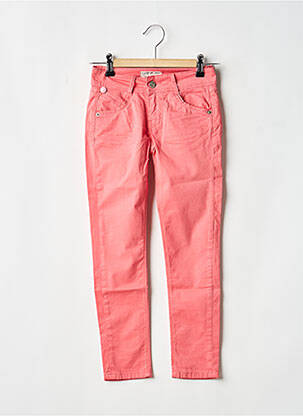 Jeans coupe slim rose !OHO! fille