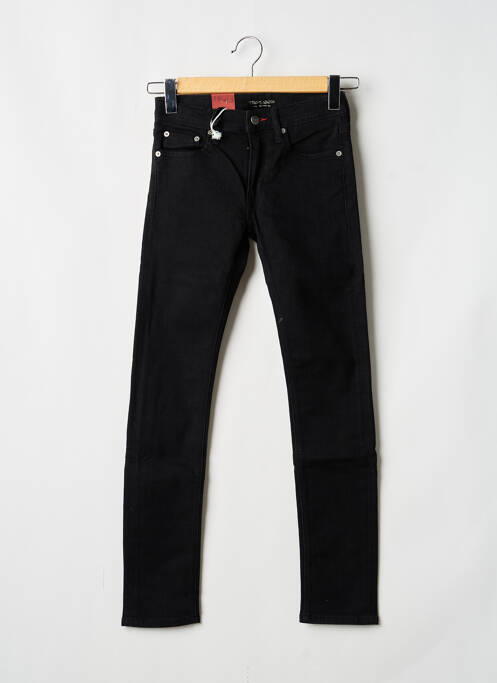 Jeans skinny stretch taille ajustable noir TEDDY SMITH garcon