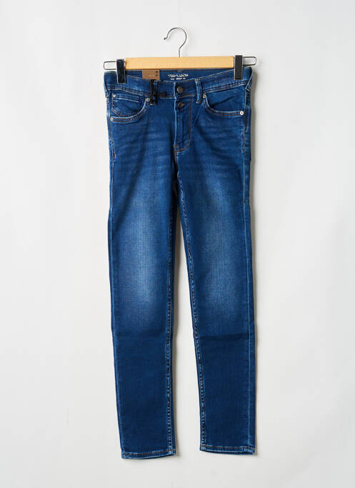 Jeans skinny stretch taille ajustable bleu TEDDY SMITH garcon