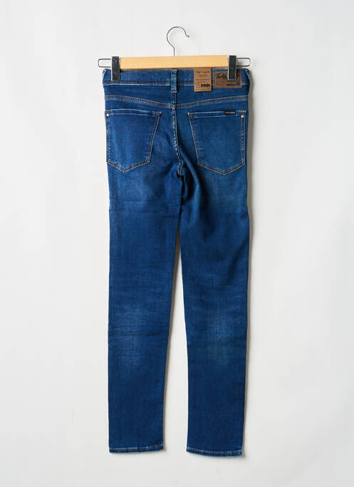 Jeans skinny stretch taille ajustable bleu TEDDY SMITH garcon
