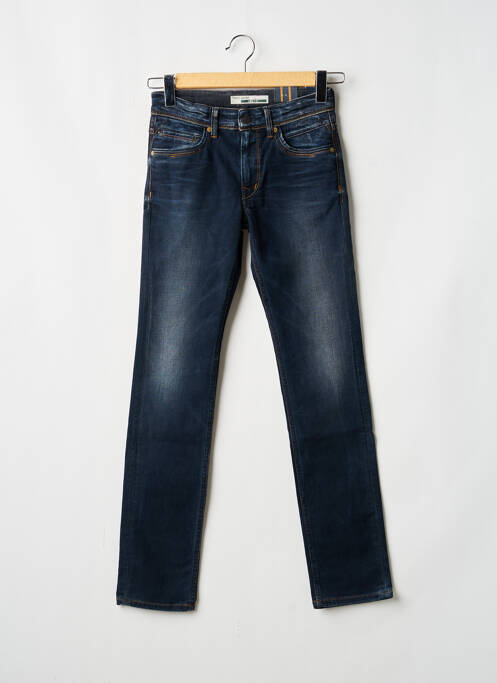 Jeans coupe slim stretch taille ajustable bleu TEDDY SMITH garcon