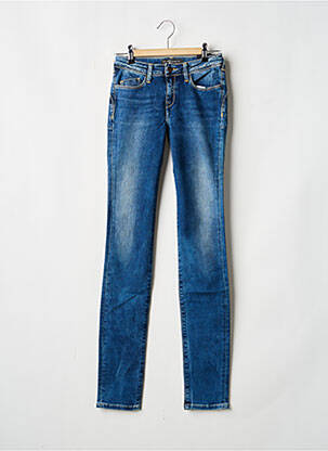 Jeans coupe slim skinny taille ajustable bleu TEDDY SMITH fille