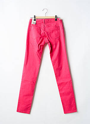 Pantalon slim fermeture zippée sous rabat boutonné rose TEDDY SMITH fille