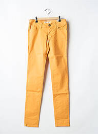Pantalon slim fermeture zippée sous rabat boutonné orange TEDDY SMITH fille