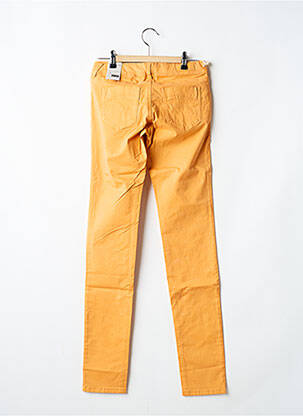 Pantalon slim fermeture zippée sous rabat boutonné orange TEDDY SMITH fille