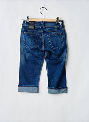 Pantacourt coupe droite taille ajustable bleu TEDDY SMITH fille