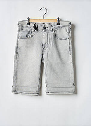 Bermuda tissage denim gris TEDDY SMITH garçon