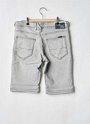 Bermuda tissage denim gris TEDDY SMITH garçon