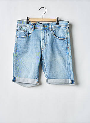 Bermuda tissage denim bleu TEDDY SMITH garçon