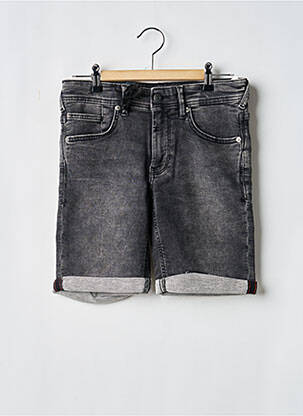 Bermuda tissage denim gris TEDDY SMITH garçon