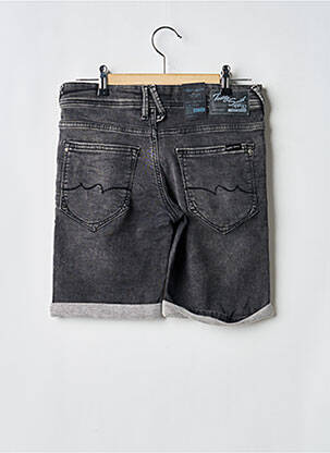 Bermuda tissage denim gris TEDDY SMITH garçon