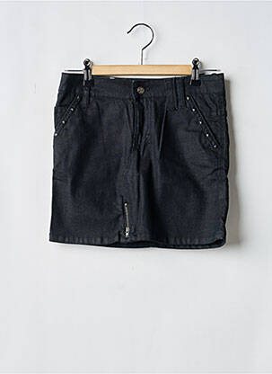 Short fermeture zippée sous rabat boutonné noir LEVI'S fille