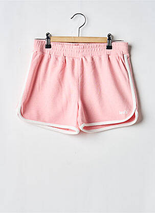 Short poches taille élastique rose LEVI'S fille