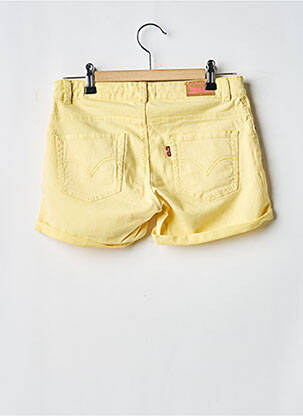 Short poches jaune LEVI'S fille