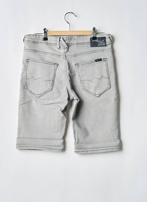 Bermuda tissage denim gris TEDDY SMITH garcon