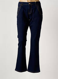 Jean coupe flare stretch taille normale bleu CREAM femme