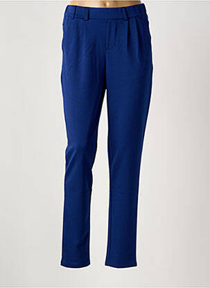 Pantalon slim taille élastique taille normale bleu KAFFE femme