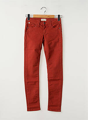 Pantalon slim stretch taille normale orange CHIPIE femme