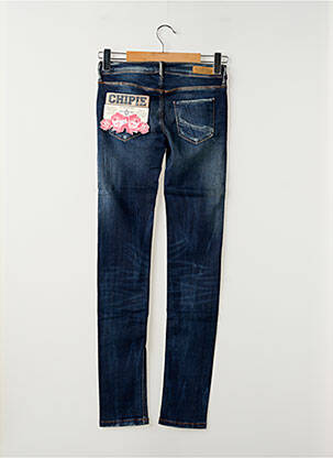Jeans coupe slim stretch taille normale bleu CHIPIE femme