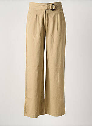 Pantalon large beige GARCIA femme