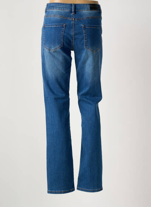 Jeans coupe droite stretch taille normale bleu KAFFE femme
