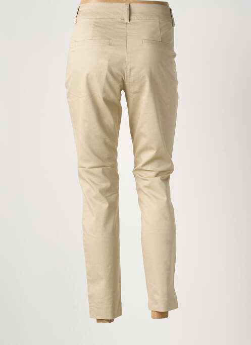 Pantalon 7/8 beige KAFFE femme