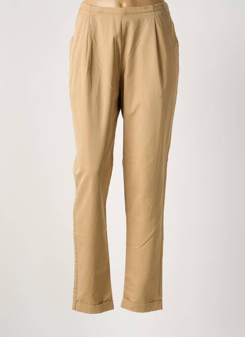 Pantalon droit beige VERO MODA femme