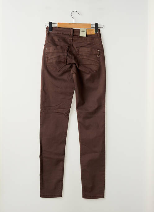 Pantalon slim marron CREAM femme