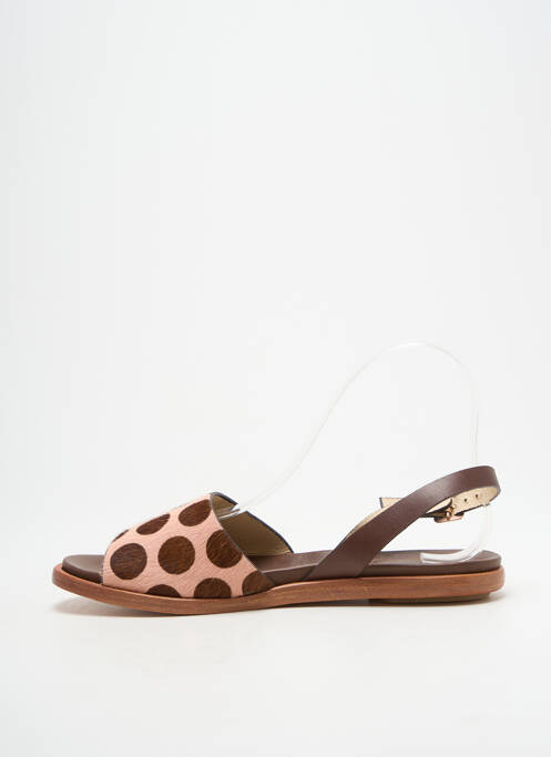 Sandales/nu pieds fermeture boucle(s) talon plat jusqu'à 3cm marron NEOSENS femme