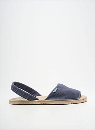 Sandales/nu pieds bout ouvert talon plat jusqu'à 3cm bleu NATURAL WORLD femme