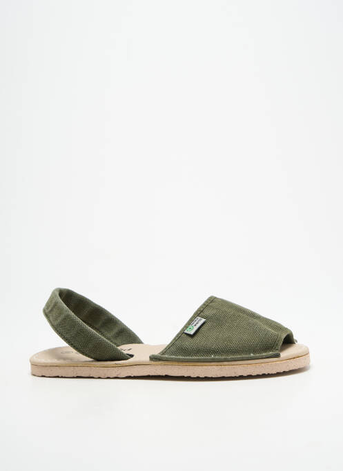 Sandales/Nu pieds vert NATURAL WORLD femme