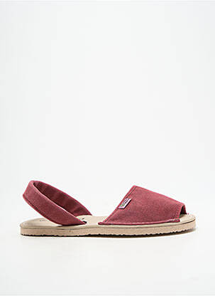 Sandales/nu pieds bout ouvert talon plat jusqu'à 3cm violet NATURAL WORLD femme