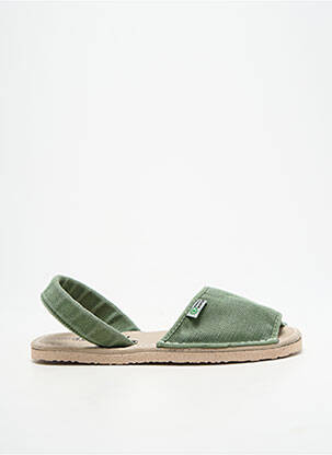 Sandales/Nu pieds vert NATURAL WORLD femme