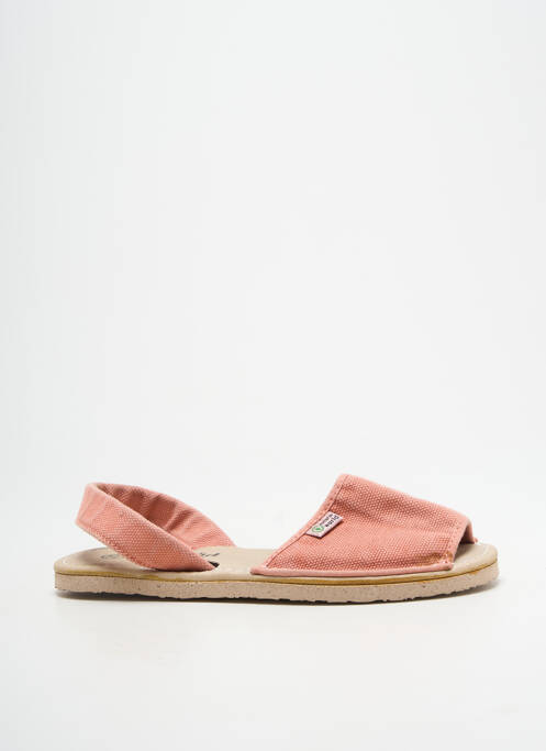 Sandales/nu pieds bout ouvert talon plat jusqu'à 3cm rose NATURAL WORLD femme