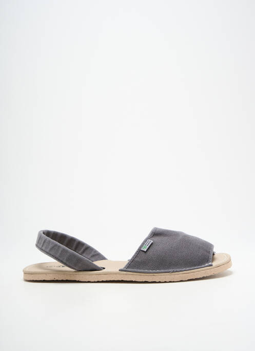 Sandales/Nu pieds gris NATURAL WORLD femme