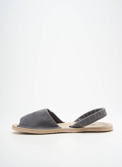 Sandales/Nu pieds gris NATURAL WORLD femme