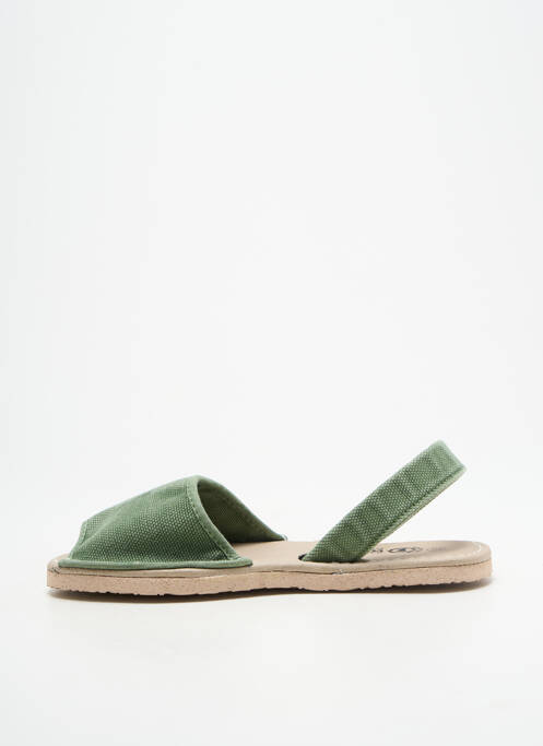 Sandales/Nu pieds vert NATURAL WORLD femme