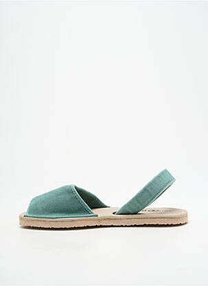 Sandales/nu pieds bout ouvert talon plat jusqu'à 3cm bleu NATURAL WORLD femme