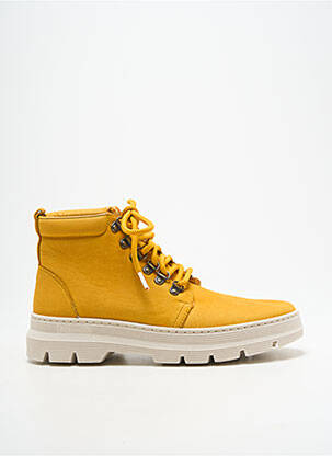 Bottines/boots talon bas talon plat jusqu'à 3cm jaune NATURAL WORLD femme