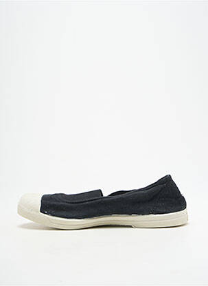 Ballerines bout rond talon plat jusqu'à 3cm noir NATURAL WORLD femme