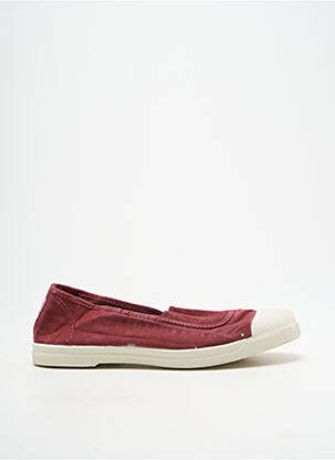 Ballerines bout rond talon plat jusqu'à 3cm violet NATURAL WORLD femme