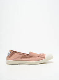 Ballerines bout rond talon plat jusqu'à 3cm beige NATURAL WORLD femme