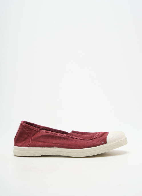 Ballerines bout rond talon plat jusqu'à 3cm violet NATURAL WORLD femme