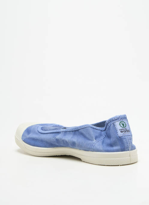 Ballerines bleu NATURAL WORLD femme